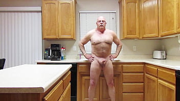 Preview 1 of Tiffany Logan - Naked on foot in the kitchen