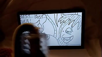 Preview 4 of By Bus Xxx - Monster Girl Jacks Guy Off To BBW Plant Women