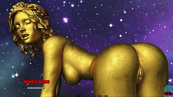 Preview 4 of Sex Video Bibo - ABOVE THE CLOUDS #13 &bull_ The naked,  horny golden goddess