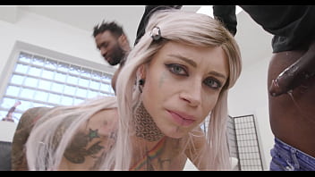 Preview 2 of Horse Dick Creampie - Waka Waka Blacks Are Coming,  Sasha Beart,  Fisting,  Rough Sex,  Gapes,  ButtRose,  Cum in Mouth,  Swallow GIO2054