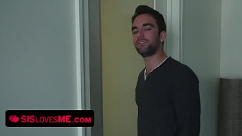 Preview 1 of Wife Cant Stand On Bbc - SisLovesMe - Pervert Stepbro And His Friend Take Turns On Fucking His Hot StepSis