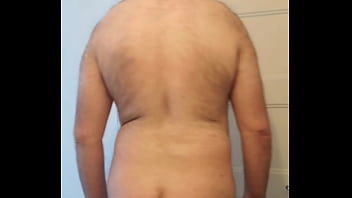 Preview 3 of Abg China 17 Tahun Ngentot - Nude Martin Lavall&eacute_e is locked in a chastity cage and turns around with a dildo in his anus