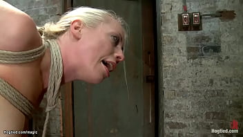 Preview 4 of Jawab And Woman - Hogtied suspended deep throat fucked