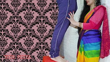 Preview 1 of Surprise Moms - INDIAN Bhabhi XXX pussy and ass fuck with electrician in clear hindi audio | YOUR PRIYA