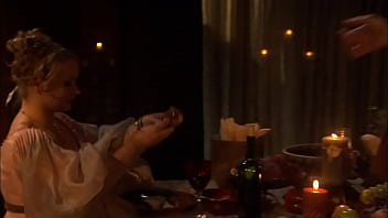 Preview 2 of Ivy Rosse - Katja Kassin Virtual and King Approach him as Queen and Fucking Hard on Dining table