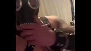 Preview 1 of Fuk With Gem - Kitty core tattoo leather hood British Kerry Louise holly halston