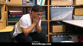 Preview 2 of Rape Girl Drunk Korea - Cute Shoplifting Guy Must Suck Officer&#039_s Dick to Get Out of Trouble