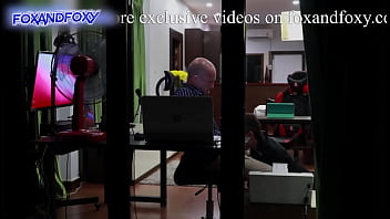 Preview 2 of Nargis Fakhri Fuck - In the opposite office knows how to motivate! Coworker sucks dick to motivate work better. Close the curtains when having sex in front of the window
