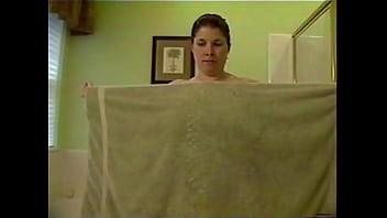 Preview 1 of Mom Mom Anali - Busty Brunette strips and sucks cock until he shoots his load into her mouth.