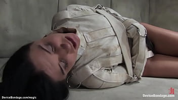 Preview 2 of Pissing Mature French - Bound psycho slut pussy vibrated