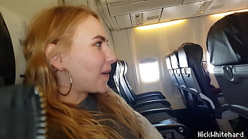 Preview 2 of Konulu Anal Porno - Blowjob and masturbation in Air Plane