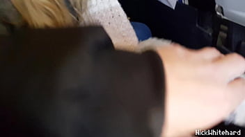 Preview 4 of Konulu Anal Porno - Blowjob and masturbation in Air Plane