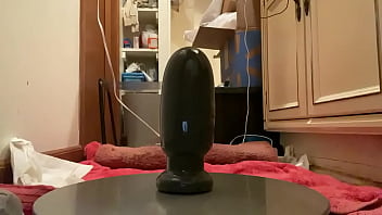 Preview 1 of Mother Fucks Preteen Daughter - Riding dildo plug
