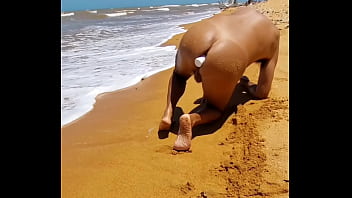 Preview 3 of Www Db Vido X 3gp - Ladysilva crossdress fudendo gostoso com seu dildo na praia