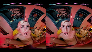 Preview 2 of Angel Wicky Ass Lick - Your gorgeous blonde girlfriend thanks you for her Valentine&#039_s Day gifts in VR