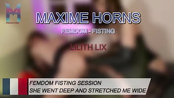 Preview 3 of Simone Blonde - She stretched me wide,  slowly,  then all at once...This was no game it was domination.Full fisting scene now online with ...