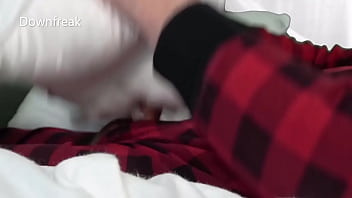 Preview 4 of Cartoon Lesbians Squirt - A Guy Humps His Pillows and Fucks The Stuffing Until He Cums