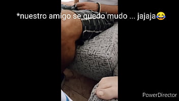 Preview 1 of Girl Humping A Guy - pareja follando con un miron