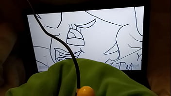 Preview 3 of Push Bike - Monster Girl Jacks Guy Off To BBW Red Head Girl