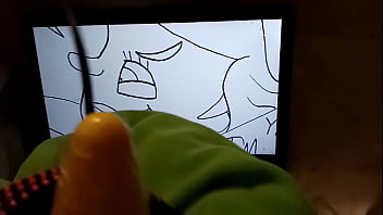 Preview 4 of Push Bike - Monster Girl Jacks Guy Off To BBW Red Head Girl
