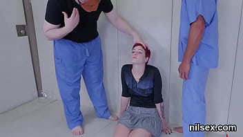Preview 4 of Xxxhotboy - Feisty girl was taken in anal assylum for harsh therapy
