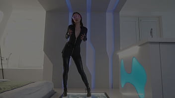Preview 1 of Lana Roades - Teen 18yo in Space ! First Hard Double Penetration Ice Di