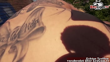 Preview 4 of Hd 1080p Incest Pov - Deutsche Amateure ficken bei einem echten Sextreffen in der &Ouml_ffentlichkeit POV