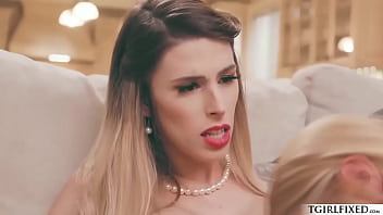Preview 3 of Latex Hoby - Trans Cassey Kisses fucks Sarah Vandella