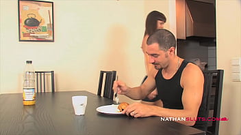 Preview 1 of Nri Aunty Sex - Kinky Hungarian Housewife Angelina Crow Spices Up Hubby&#039_s Dinner Giving Him Her Ass To Gape Wide Under His Pounding - 4K teaser