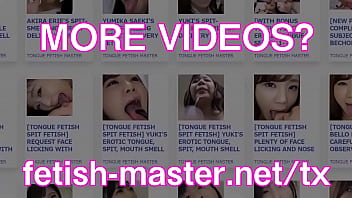 Preview 3 of Street Spy 2 - Japanese Asian Tongue Spit Face Nose Licking Sucking Kissing Handjob Fetish - More at fetish-master.net