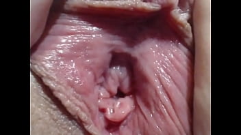 Preview 2 of Hanging Dong - Big clit extreme close up amateur video