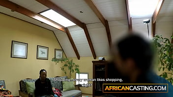 Preview 2 of Pops Mom - Spied on African Girl Getting Dressed In Real Amateur Casting