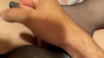 Preview 4 of Sanileon Xcom - Giving the hubby a foot job in nylons