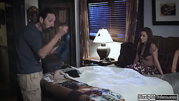 Preview 2 of Pimped To - Babe stepdaughter makes stepdad fuck her