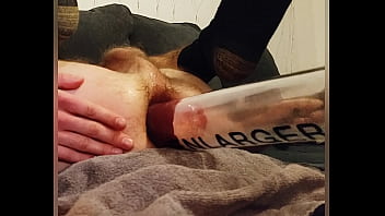 Preview 2 of Woman 3 Free Voyeur - Pumping and fucking my Prolapsing Asshole