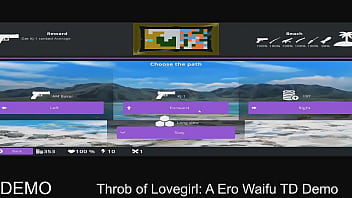 Preview 2 of Leg Feet Porn - Throb of Lovegirl: A Ero Waifu TD Demo