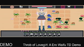 Preview 4 of Leg Feet Porn - Throb of Lovegirl: A Ero Waifu TD Demo