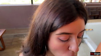 Preview 2 of Hanimon Video - Horny Neighbor Masturbates On Balcony While Pervert Peeps - Katty West Anal