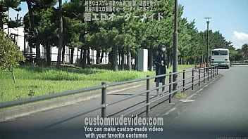 Preview 1 of Familly Strojes - transparent outfit in public