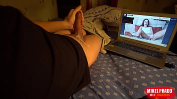 Preview 4 of Madar And San Xxx Video - The guy jerks off with a beautiful girl on the video chat
