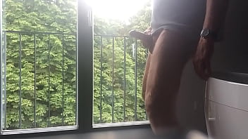 Preview 3 of 3xxxvido Sn - cumshot infront of a window