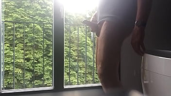 Preview 4 of 3xxxvido Sn - cumshot infront of a window