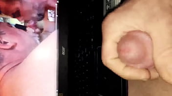 Preview 4 of Sex Kos Fat - Masturbating my Hard Peter watching Gay Porn