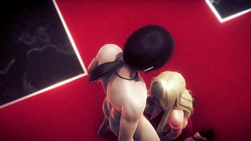 Preview 4 of Zarrin Finland Bdsm Vintage - Hentai Uncensored - Nataly Handjob and Blowjob - Japanese Asian Manga Anime GAme Porn