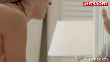 Preview 3 of Cute Girl Fuck Hard To Big Cock - WHITEBOXXX - (Rebecca Volpetti,  Lutro) - Soft Anal Pleasure For Skinny Small Tits Girlfriend Full Scene