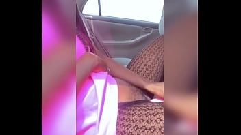 Preview 3 of Breast Teen Sex - GoddessJhay Pleasures Herself in Uber