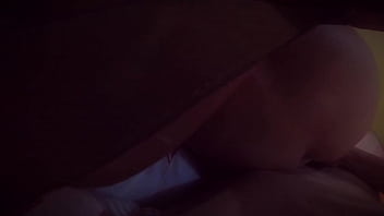Preview 4 of Batendo Punheta No Tio Mao Amiga - Mi chica en cuatro con traje rojo