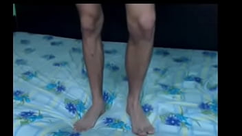 Preview 1 of Joney Sijer Sex Video - Young Hungarian boy shows off feet and ass and cums for the cam
