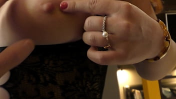 Preview 1 of Leather Boots And Skirt Stripp - Fucked a red-haired chubby teen