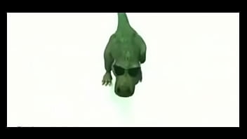 Preview 2 of Gay Examn - Dinossauro gozando horrores